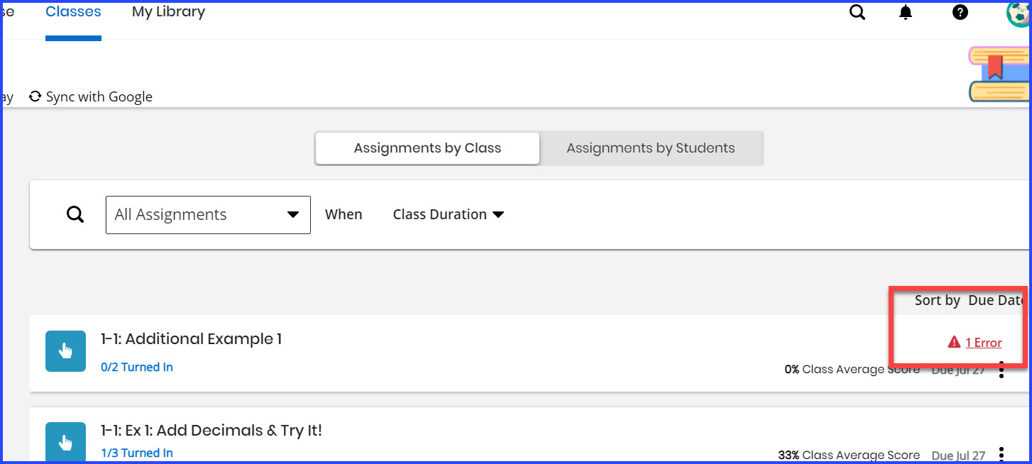 Anyone else have this Google Classroom link/sync issue