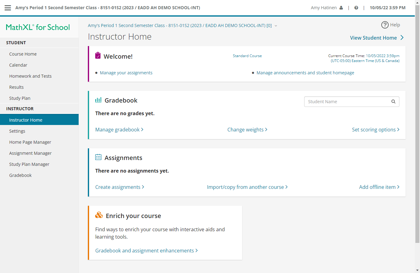EasyBridge Auto Rostering & MathXL for School Teacher Login & Initial