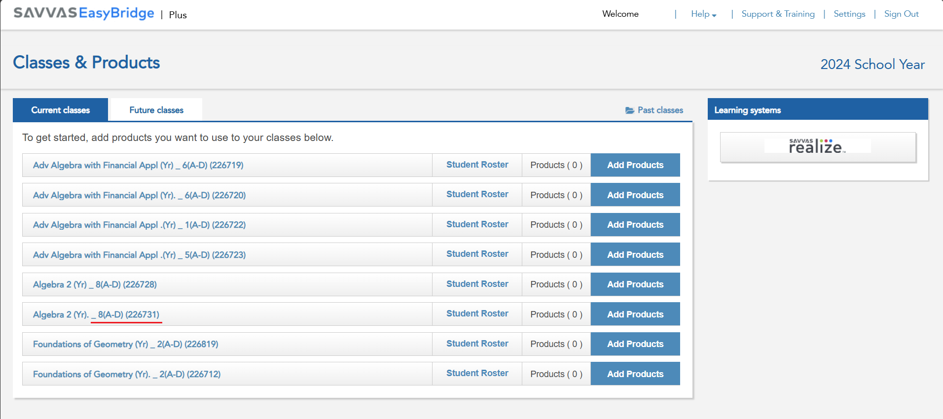 EasyBridge Auto Rostering: Appending Class Names