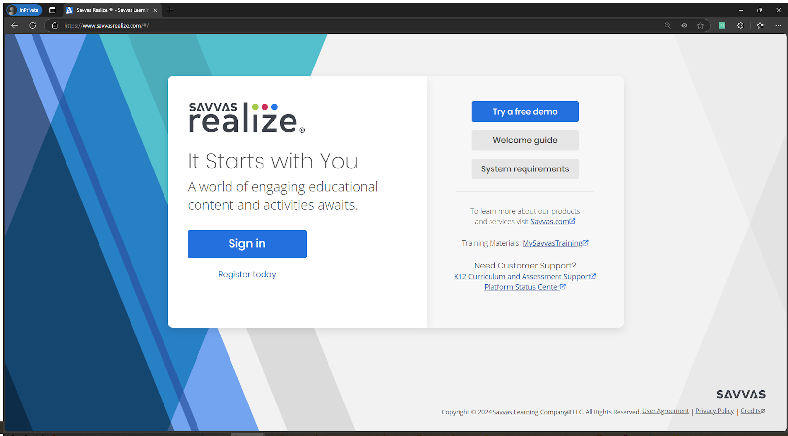 Realize: Customer reports that Savvas Realize contains a virus or malware