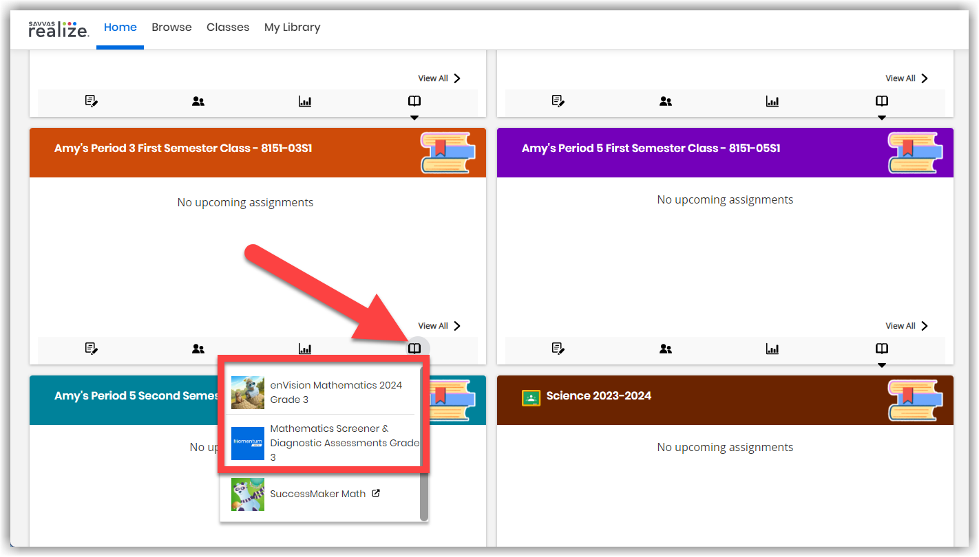 Using Momentum Math (MSDA) with SuccessMaker