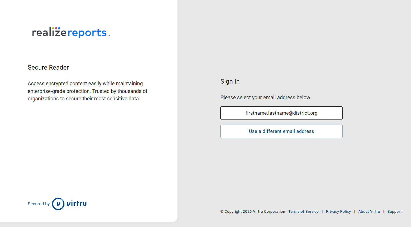 Realize Reports: Using the Send Report by Email process