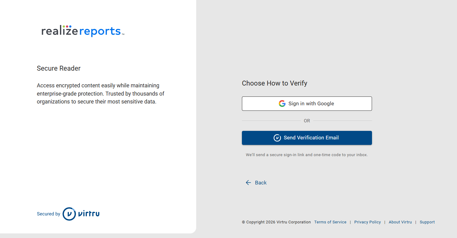 Realize Reports: Using the Send Report by Email process