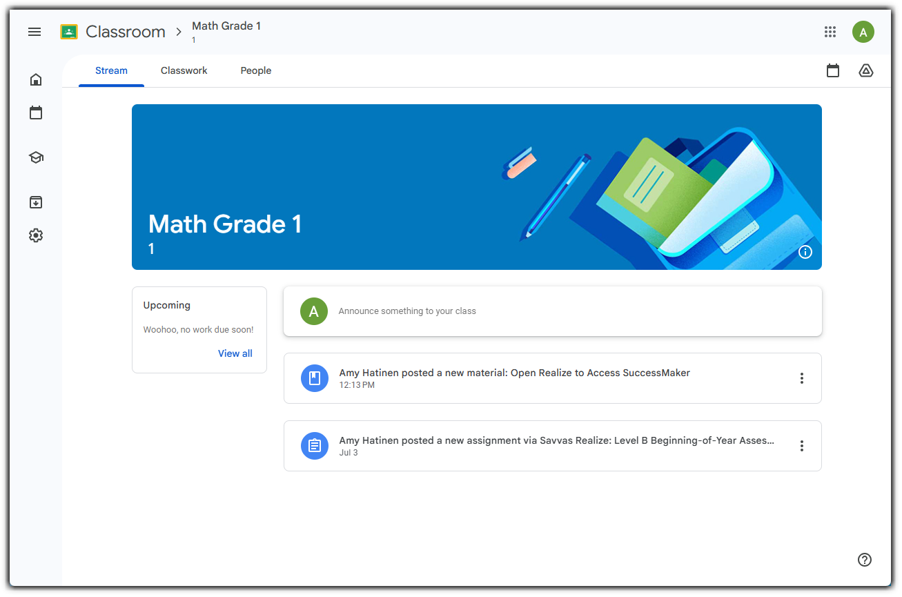 Using Momentum Math (MSDA) with SuccessMaker