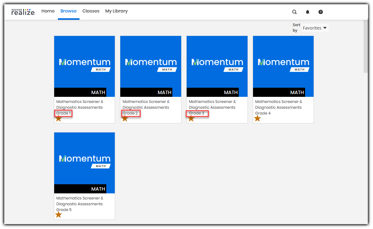 Using Momentum Math (MSDA) with SuccessMaker
