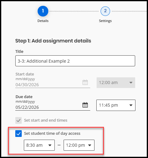 Realize: Assignment Time Window is Closed
